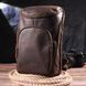Винтажная мужская сумка через плечо из натуральной кожи 21303 Vintage Коричневая 21303 фото 8
