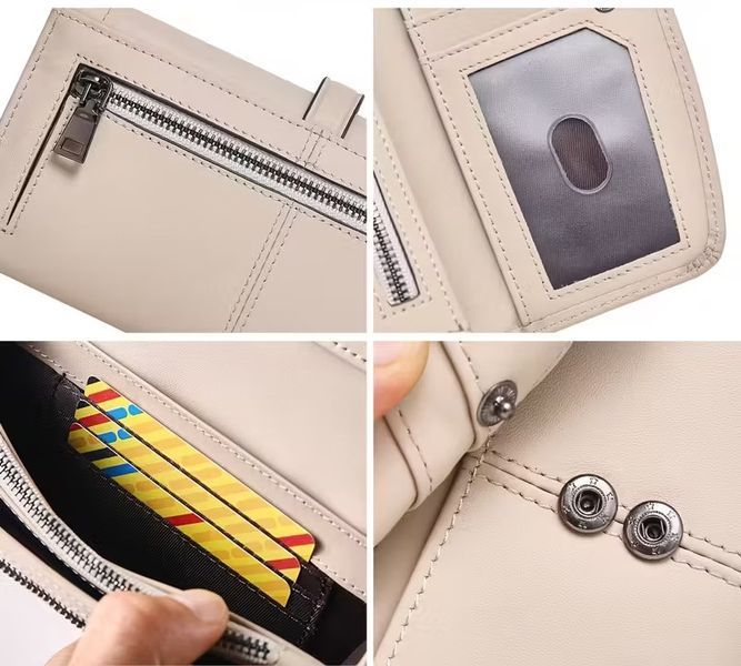 Кожаный женский кошелек Vintage K00246 Белый K00246 фото