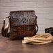 Сумка чоловіча з тисненням під крокодила Vintage 14698 Коричнева 14698 фото 5