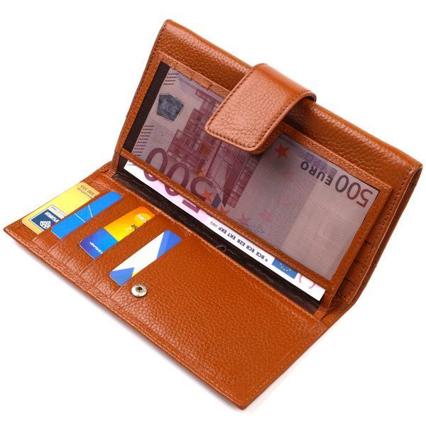 Практичное вертикальное мужское портмоне из натуральной кожи флотар CANPELLINI 21845 Коричневый 21845 фото