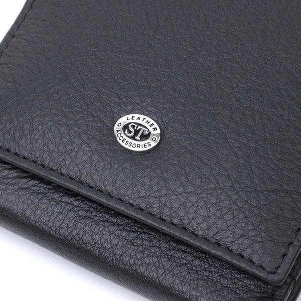 Гарний гаманець для жінок із натуральної шкіри ST Leather 22709 Чорний 22709 фото