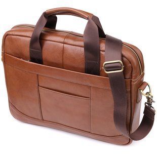 Мужской деловой портфель из натуральной кожи Vintage 23038 Коричневый 23038 фото