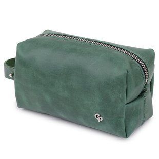 Шкіряна косметичка унісекс GRANDE PELLE 11572 Зелений 11572 фото