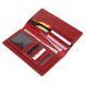 Оригинальное женское кожаное портмоне GRANDE PELLE 11514 Красный 11514 фото 6