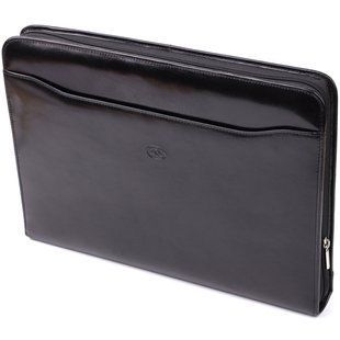 Оригинальная папка с блокнотом из гладкой натуральной кожи Tony Perotti 20850_1 (1278L nero) Черный 20850_1 фото