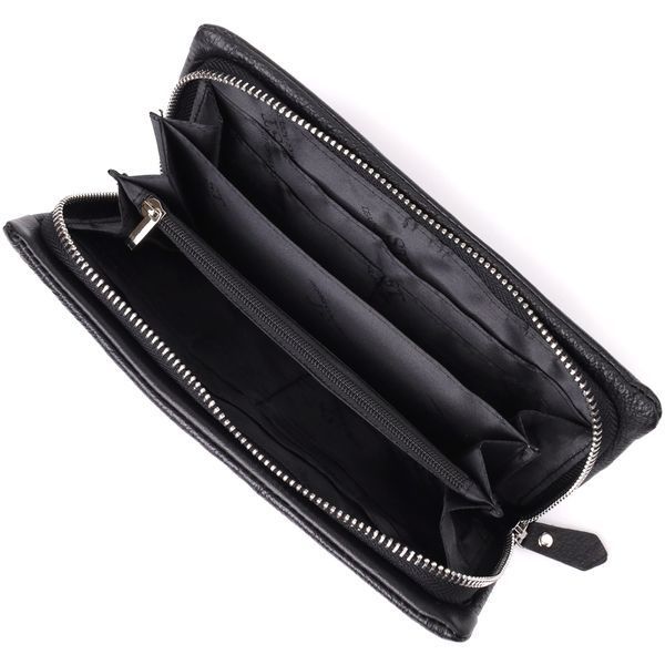 Женский кожаный кошелек-клатч с отделением под телефон ST Leather 23101 Черный 23101 фото