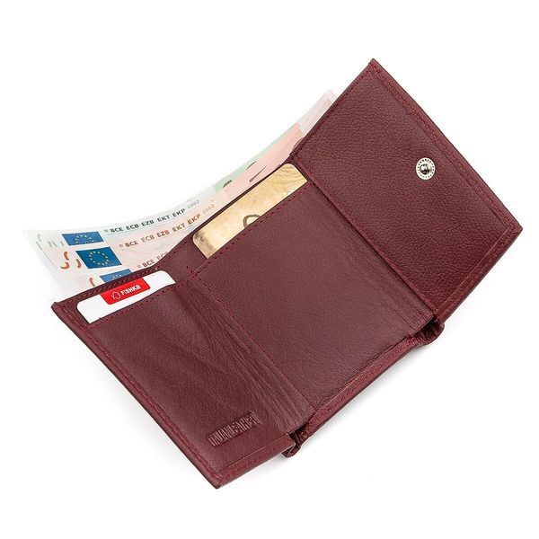 Гаманець ST Leather 18324 (ST440) шкіряний Бордовий 18324 фото