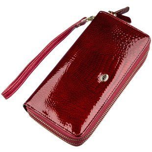 Женский клатч с двумя отделениями ST Leather 18907 Бордовый 18907 фото
