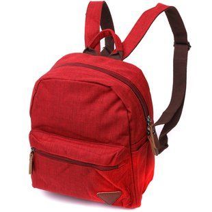 Стильный женский рюкзак из текстиля Vintage 22245 Бордовый 22245 фото