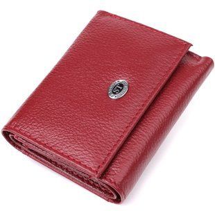 Мініатюрний жіночий гаманець із натуральної шкіри ST Leather 23082 Бордовий 23082 фото
