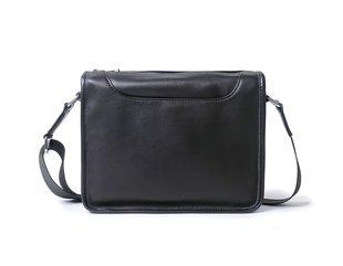 Чоловіча шкіряна сумка-портфель з натуральної шкіри Vintage S00232 Чорний S00232 фото