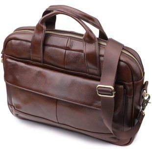 Стильний портфель для чоловіків із натуральної шкіри Vintage 23040 Коричневий 23040 фото
