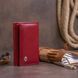 Горизонтальне портмоне зі шкіри жіноче на магніті ST Leather 19333 Бордове 19333 фото 10