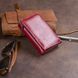 Горизонтальне портмоне зі шкіри жіноче на магніті ST Leather 19333 Бордове 19333 фото 9