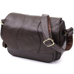 Сумка з натуральної шкіри для стильних жінок Vintage 22973 Коричневий 22973 фото